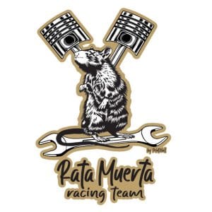 🏁 Pack pegatinas Rata Muerta Racing Team (3 colores)